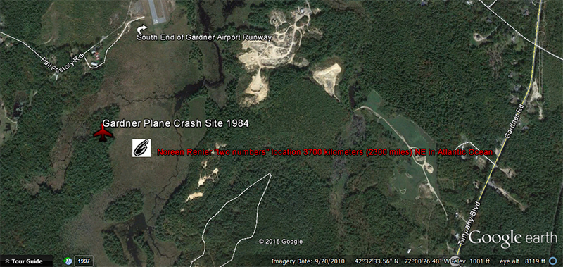 Google Earth location of plane crash. Click to download Google Earth.